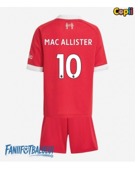 Liverpool Alexis Mac Allister #10 Echipament de Fotbal Replică 2025-26 Copii Acasa (+ Șorturi)
